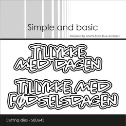 Simple And Basic - Tillykke Med Dagen - SBD643