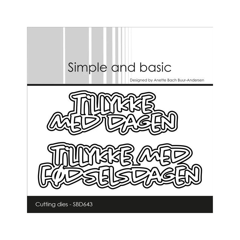 Simple And Basic - Tillykke Med Dagen - SBD643