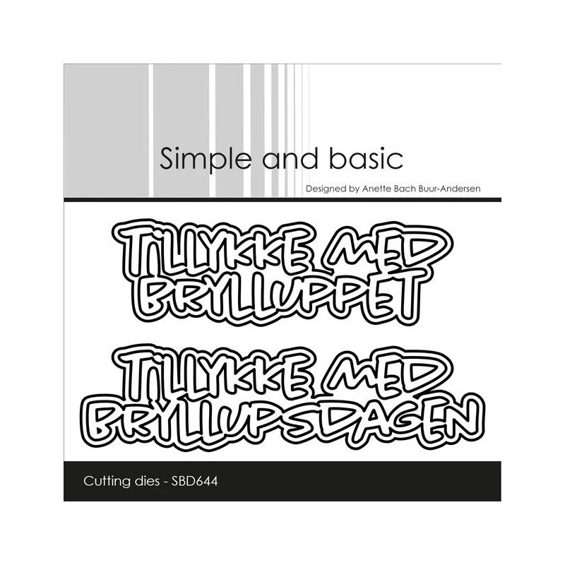 Simple And Basic - Tillykke Med Brylluppet - SBD644