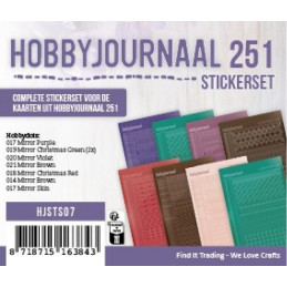 Hobbyjournaal Stickerset 251