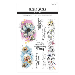 Spellbinders - Rub-Ons - Beautifully Imperfect