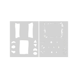 Hero Arts - Layering Stencil - Snack Attack
