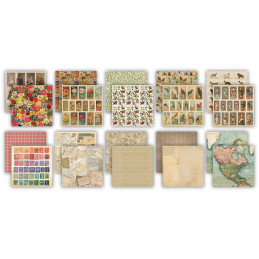 Craft Consortium - Papirblok 15x15 - The Collector - CCEPAD038B