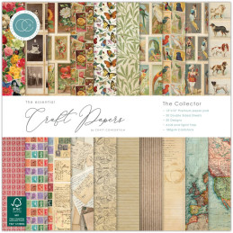 Craft Consortium - Papirblok 30x30 - The Collector - CCEPAD038