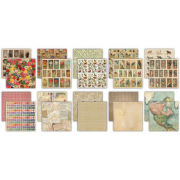 Craft Consortium - Papirblok 30x30 - The Collector - CCEPAD038