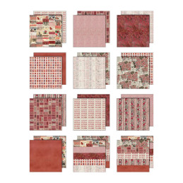 Idea-Ology - Tim Holtz - Palette Collection 12x12 - Red - TH94456