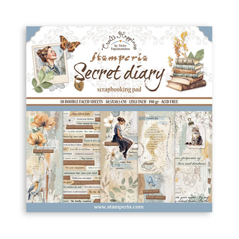 Stamperia - Secret Diary - SBBL152