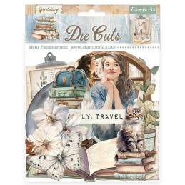Stamperia - Die Cuts - Secret Diary - DFLDC128
