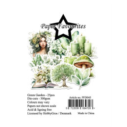 Paper Favourites - Die Cuts - Green Garden - PFD045