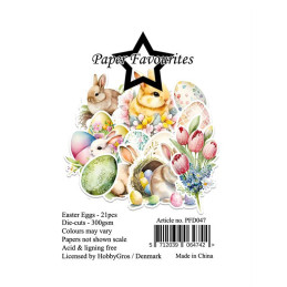 Paper Favourites - Die Cuts - Easter Eggs - PFD047