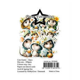 Paper Favourites - Die Cuts - Cute Easter - PFD048