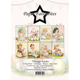 Paper Favourites - Papirpakke A6 - Vintage Easter - PFA612