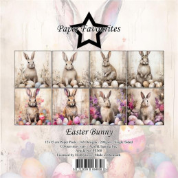 Paper Favourites - Papirpakke 15x15 - Easter Bunny - PF568