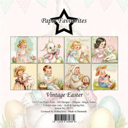 Paper Favourites - Papirpakke 15x15 - Vintage Easter - PF571