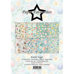 Paper Favourites - Papirpakke A5 - Easter Eggs - PFA210