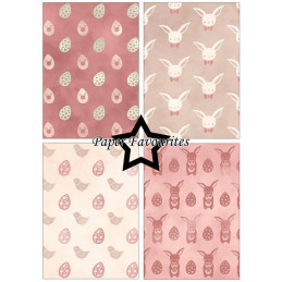 Paper Favourites - Papirpakke A5 - Rustic Easter - PFA211