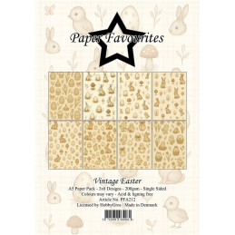 Paper Favourites - Papirpakke A5 - Vintage Easter - PFA212