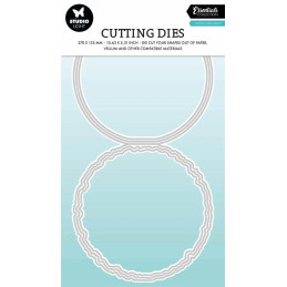 Studio Light - Essentials - Torn Edge Card Stand Round - SL-ES-CD1086