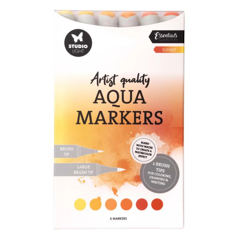 Studio Light - Aqua Markers - Sunset