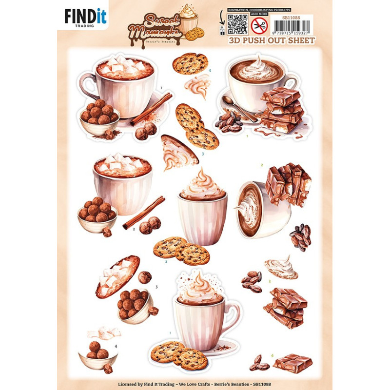 Pushout - Berries Beauties - Sweet Moments - Cookie Delights - SB11088