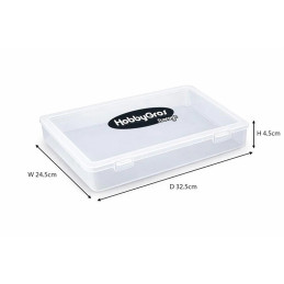 HobbyGros Storage - Plastic Storage Box A4 - SS137