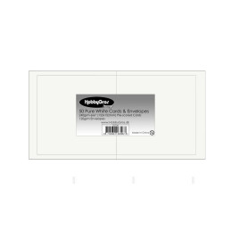 HobbyGros Storage - Kort/Kuverter 15.2x15.2 cm - Pure White