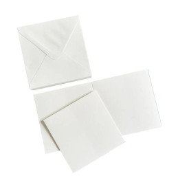HobbyGros Storage - Kort/Kuverter 15.2x15.2 cm - Pure White