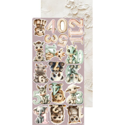 Craft O'Clock - Extras Set - Baby Girl Universe - Mix