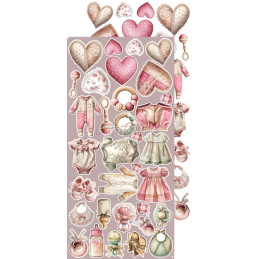 Craft O'Clock - Extras Set - Baby Girl Universe - Mix