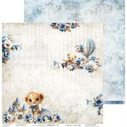Craft O'Clock - Papirpakke 30x30 - Baby Boy Universe