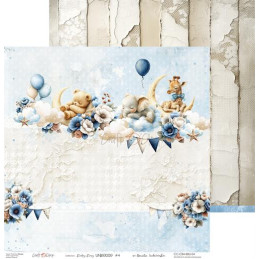Craft O'Clock - Papirpakke 30x30 - Baby Boy Universe