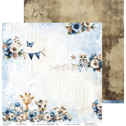 Craft O'Clock - Papirpakke 30x30 - Baby Boy Universe