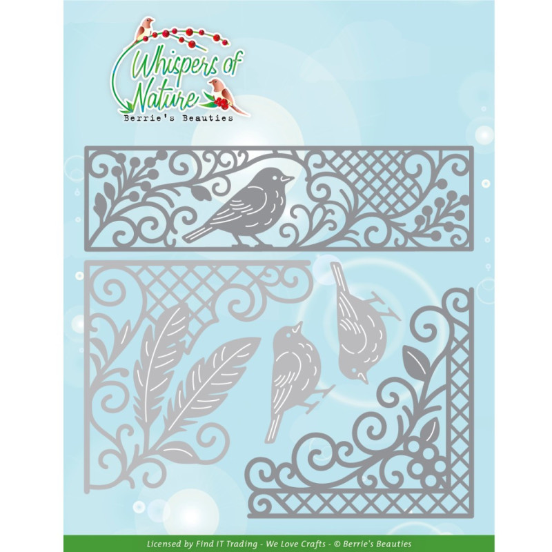 Berries Beauties - Whispers Of Nature - Birds Border And Corners