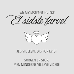 Design5 - Stempel - Et Sidste Farvel - D500241C
