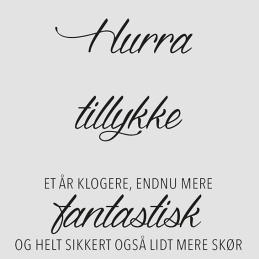 Design5 - Stempel - Et År Klogere - D500242C