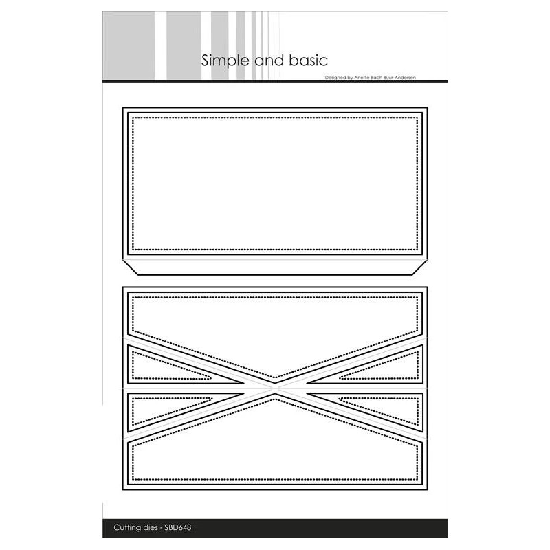 Simple And Basic - Mini Slim Folding Card - SBD648