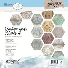 Elizabeth Craft Designs - Papirpakke 30.5x30.5 - Backgrounds Volume 4