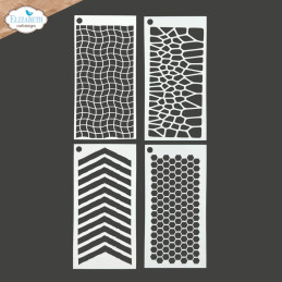 Elizabeth Craft Designs - Stencils - Art Journal Specials - Journal Stencils 10