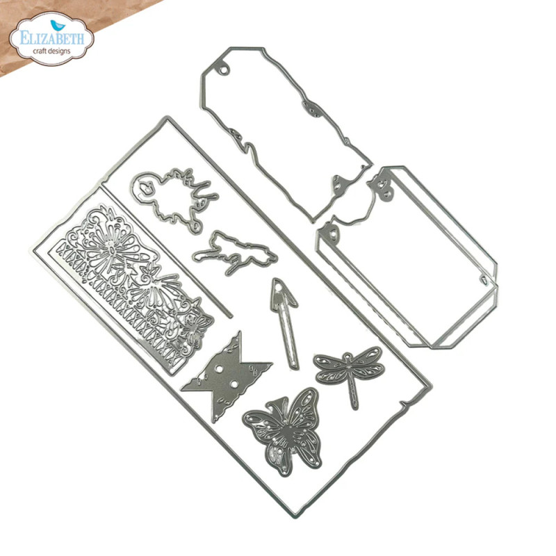 Elizabeth Craft Designs - Art Journal Specials - Split Tag Pocket Page