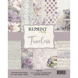 Reprint - Papirpakke 15x15 - Timeless - RPP116