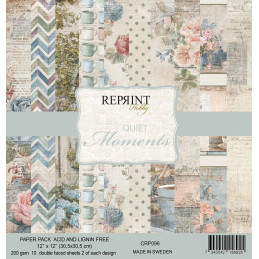 Reprint - Papirpakke 30x30 - Quiet Moments - CRP096