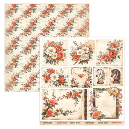 ScrapBoys - Papirblok 30x30 - Art Journal - Lady In Japan
