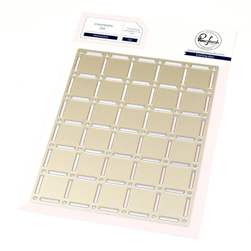 Pinkfresh Studio - Artful Foundations - Refined Grid Coverplate