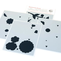 Pinkfresh Studio - Stencil - Homespun With Heart - Bloomsmith Florals