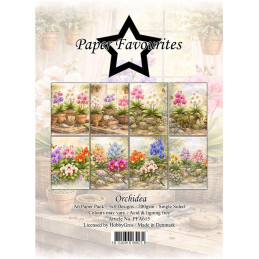 Paper Favourites - Papirpakke A6 - Orchidea - PFA615