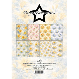 Paper Favourites - Papirpakke A5 - Lily - PFA214