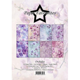 Paper Favourites - Papirpakke A5 - Orchidea - PFA215