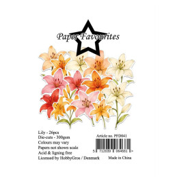 Paper Favourites - Die Cuts - Lily - PFD041