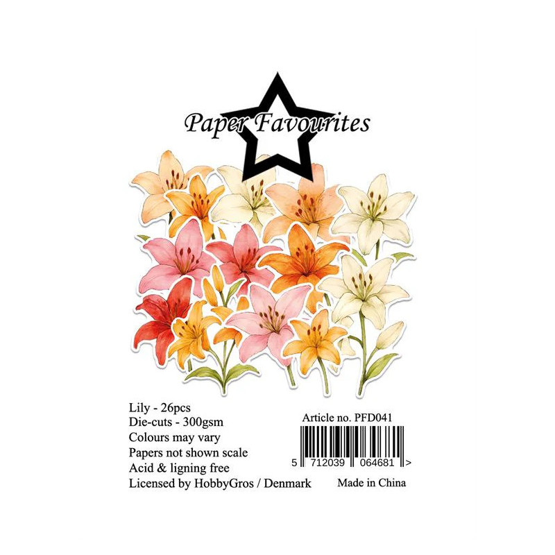 Paper Favourites - Die Cuts - Lily - PFD041