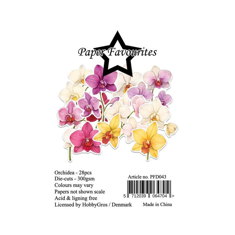 Paper Favourites - Die Cuts - Orchidea - PFD043